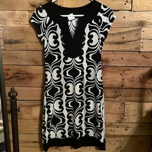 Black and Cream Dress